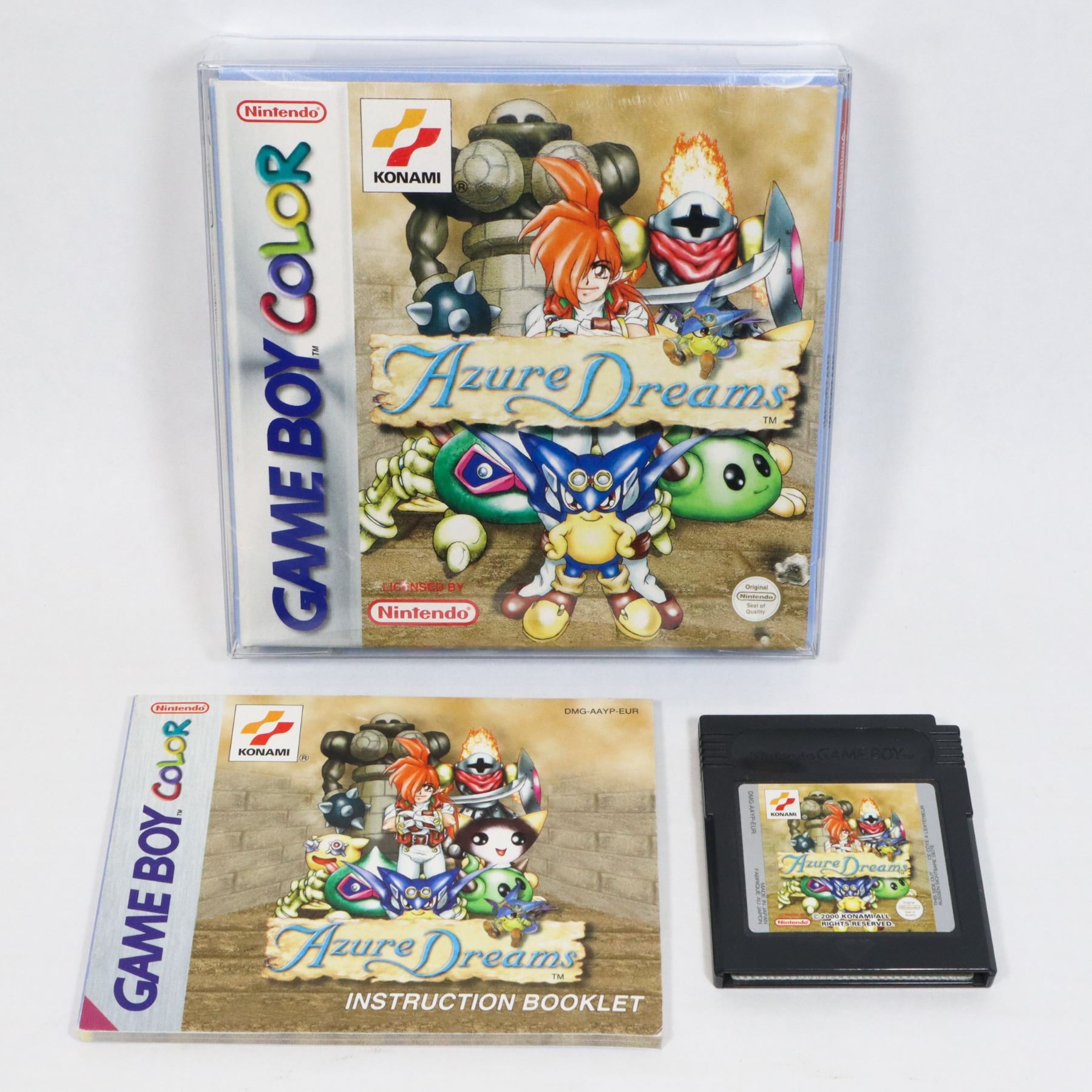8 RARE GAME BOY COLOR AZURE DREAMS CIB COMPLETE