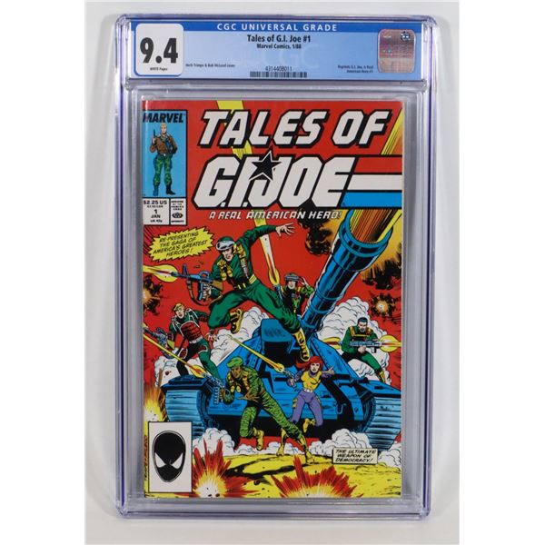 #11 CGC 9.4 GRADE COMIC MARVEL TALES OF G.I. JOE 1