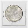 Image 1 : #23  1936 CANADIAN $1 DOLLAR SILVER VOYAGEUR UNC60
