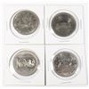 Image 1 : #46  LOT OF 4 CANADIAN $1 VOYAGEUR COINS 1972-1976
