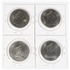 Image 2 : #48 LOT OF 4 CANADIAN $1 VOYAGEUR COINS 1980-1983