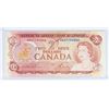 Image 1 : #105 1974 CANADIAN $2 PAPER MONEY NOTE QEII CANADA