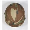 Image 2 : #128  AMERICAN M1 HELMET W/ CAMO COVER 1980'S