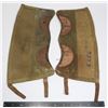 Image 1 : #141 WW2 BRITISH CANADA P1937 BOOTS WEB LEGGINGS
