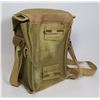 Image 2 : #143 WW2 CANADIAN GAS MASK BAG NAMED CALGARY