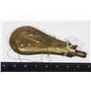 Image 1 : #152 1800'S COPPER HUNTING BLACK POWDER FLASK