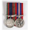 Image 1 : #167 WW2 CANADIAN CVSM + WAR MEDAL MINI MEDAL