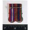 Image 3 : #167 WW2 CANADIAN CVSM + WAR MEDAL MINI MEDAL