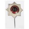 Image 1 : #210 IMPERIAL GERMAN BADGE PIN 25 YEARS SERVICE