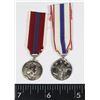 Image 1 : #264 MINI MEDAL PAIR 1952 CORONATION 1977 JUBILEE