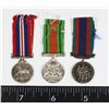 Image 1 : #265 MINI MEDAL LOT WW2 CANADA CVSM WAR MEDAL