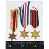 Image 2 : #266  MINI MEDAL LOT WW2 AFRICA STAR BURMA STAR