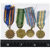 Image 2 : #270  LOT OF 4 AMERICAN MILITARY MINIATURE MEDALS