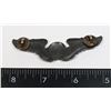 Image 2 : #286 WW2 USAF NAVIGATOR WINGS STERLING SILVER
