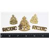 Image 1 : #294 WW2 ROYAL CANADIAN ORDNANCE CORPS BADGE SET