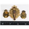 Image 2 : #314 CANADIAN LOGISTICS CAP BADGE COLLAR BADGE SET