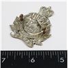 Image 2 : #332 ALGONQUIN REGIMENT CAP BADGE CANADA MOOSE