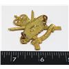 Image 2 : #338 WINDSOR REGIMENT CANADIAN CAP BADGE TANK