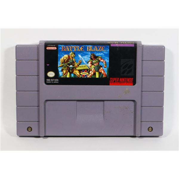 #499 SUPER NINTENDO GAME BATTLE BLAZE WORKING!