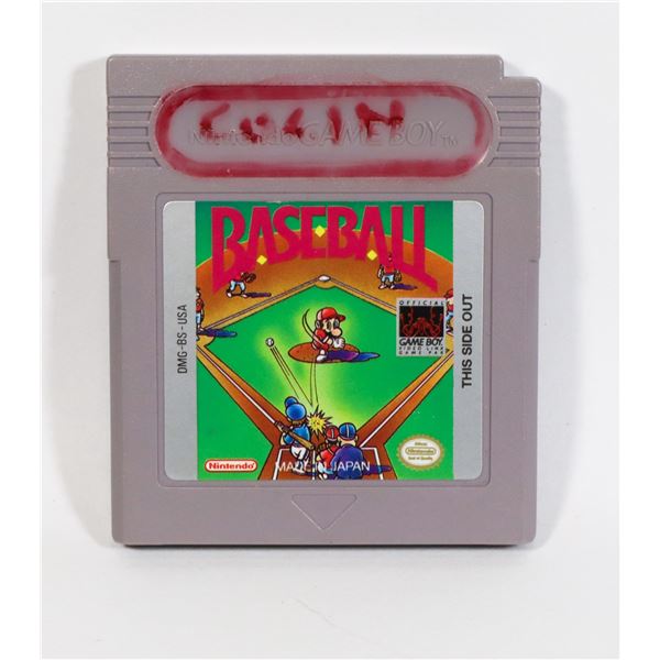 #509 NINTENDO GAMEBOY GAME BASEBALL WORKING