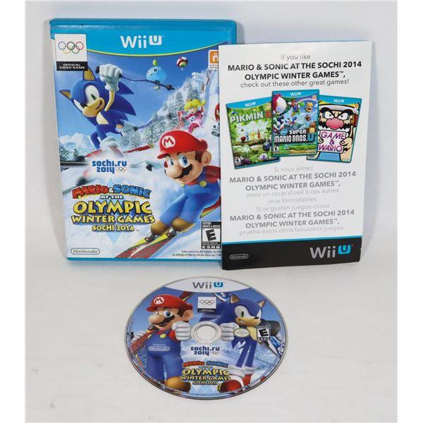 #514 NINTENDO WIIU GAME MARIO & SONIC OLYMPIC