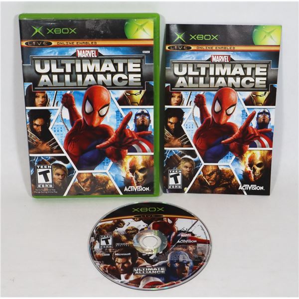 #517 XBOX MARVEL ULTIMATE ALLIANCE CIB GAME