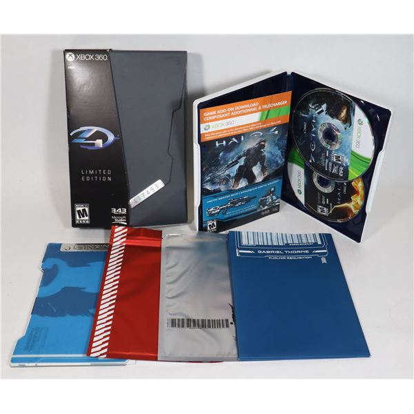 #520 XBOX 360 HALO 4 LIMITED EDITION CIB GAME