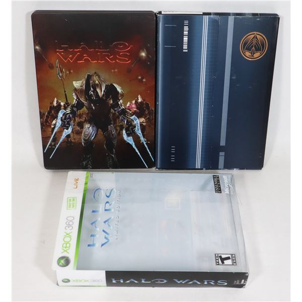 #521 XBOX 360 HALO WARS LIMITED EDITION CIB GAME
