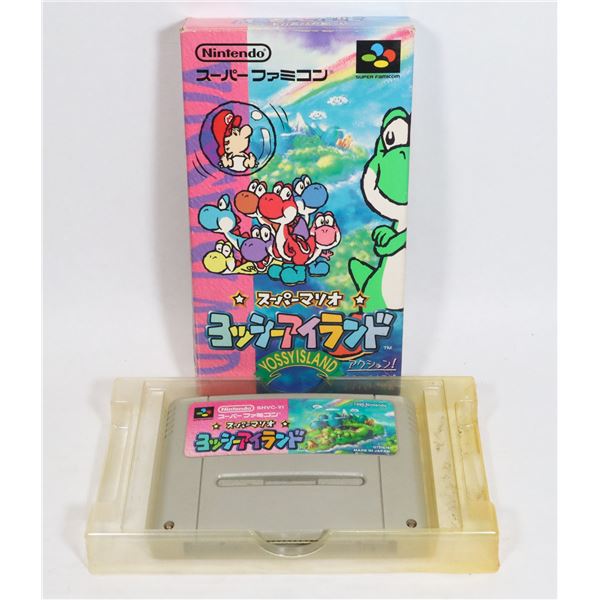 #562 YOSHI'S ISLAND SUPER FAMICOM SNES GAME BOXED