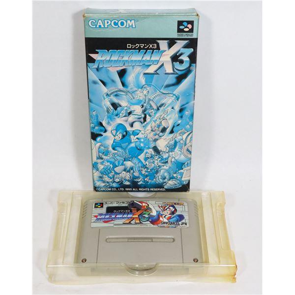 #565 MEGA MAN X3 ROCK MAN SUPER FAMICOM SNES