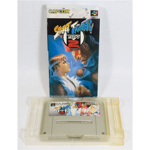 #569 STREET FIGHTER ZERO 2 SUPER FAMICOM SNES GAME