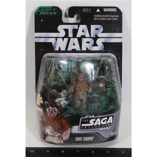 #762 SAGA COLLECTION CHIEF CHIRPA EWOK 2006 HASBRO