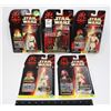 Image 1 : #938 LOT OF 5 OBI-WAN QUI-GON-JINN + ACCESSORY SET