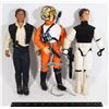 #982 STAR WARS LARGE SIZE FIGURE LOT HAN SOLO LUKE