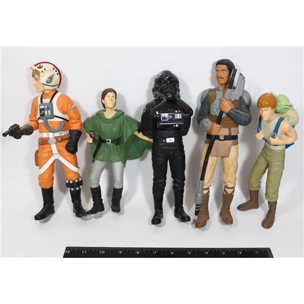 #987 APPLAUSE STAR WARS STATUE LOT OF 5 1990S