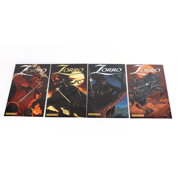 #1191 DYNAMITE COMICS ZORRO #4 , #8, #15, #19