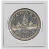 Image 1 : 1959  CANADIAN $1 DOLLAR SILVER VOYAGEUR COIN