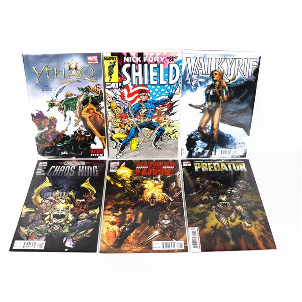 X6 MARVEL COMICS INCLUDES PREDATOR, VALKYRIE