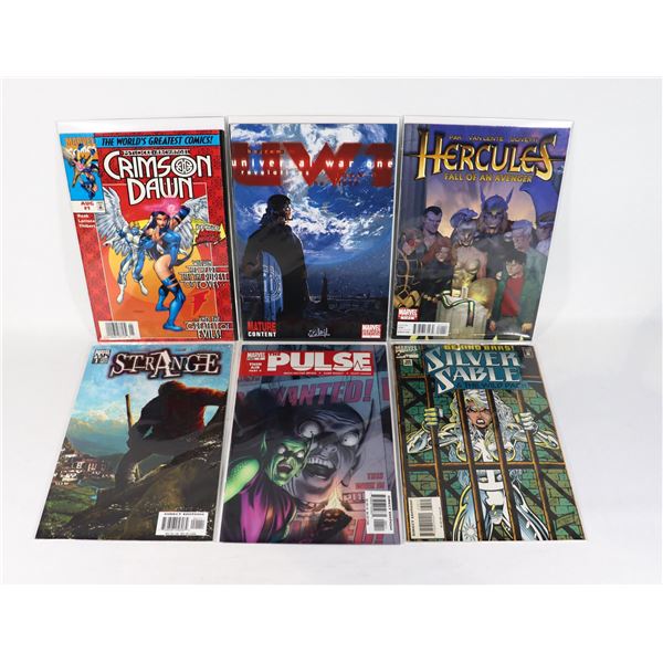 X6 MARVEL COMICS INCLUDES THE PULSE, HERCULES