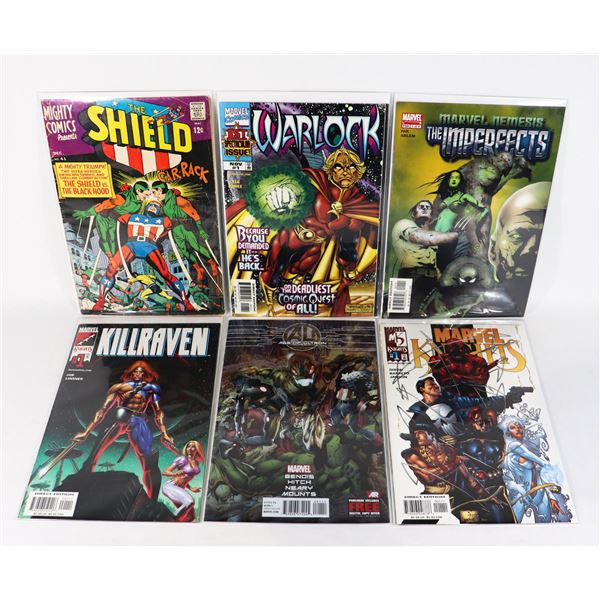 X6 MARVEL COMICS INCLUDES THE IMPERFECTS