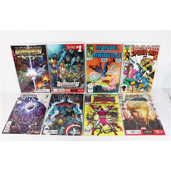 X8 MARVEL COMICS INCLUDES SPIDER-MAN