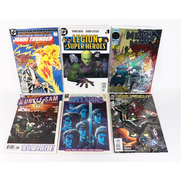 X6 DC COMICS INCLUDES METAL MEN