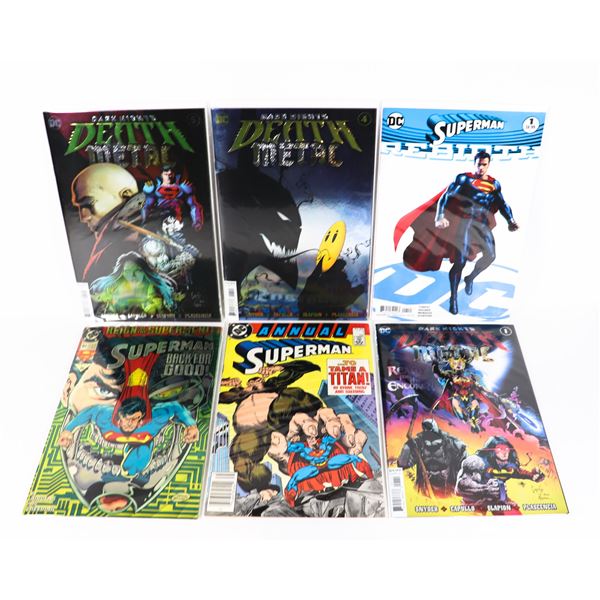 X6 SUPERMAN COMICS