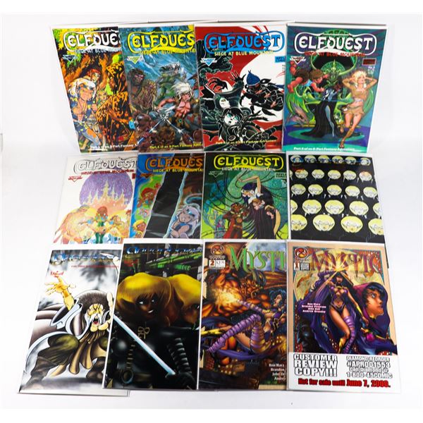X12 COMICS INCLUDES MYSTIC, ELFQUEST & MORE