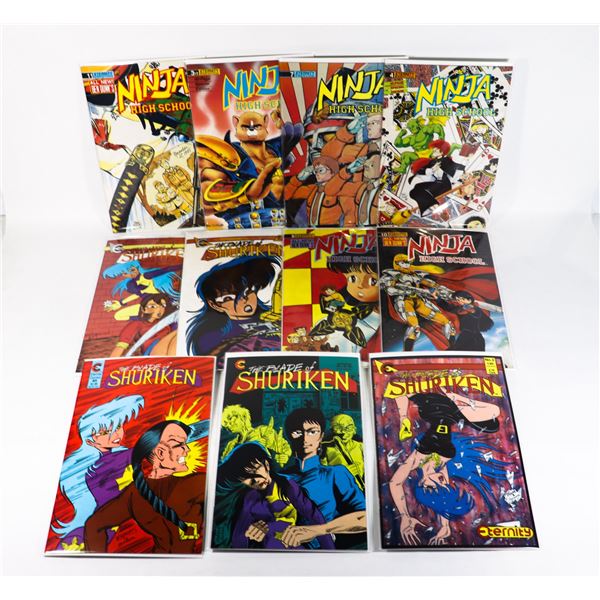 X11 COMICS INCLUDES NINJA HIGH SCHOOL, THE BLADE