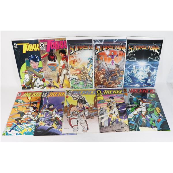 X10 COMICS INCLUDES STARSTONE, TREKKER