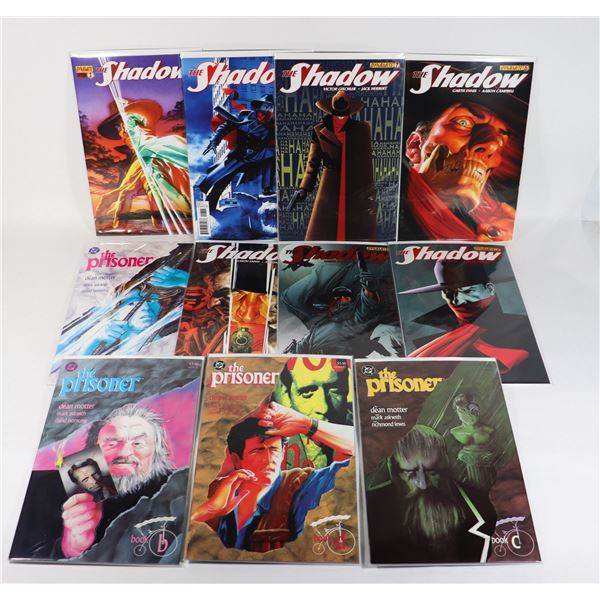 X11 COMICS INCLUDES THE SHADOW, THE PRISONER