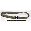 Image 1 : GREEN MILITARY THIN BELT COLD WAR