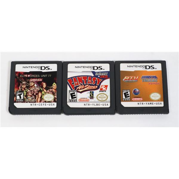 BUNDLE OF NINTENDO DS GAMES INCLUDING: