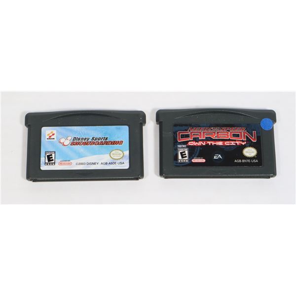 TWO NINTENDO GAMEBOY ADVANCE GAMES INCLUDING: